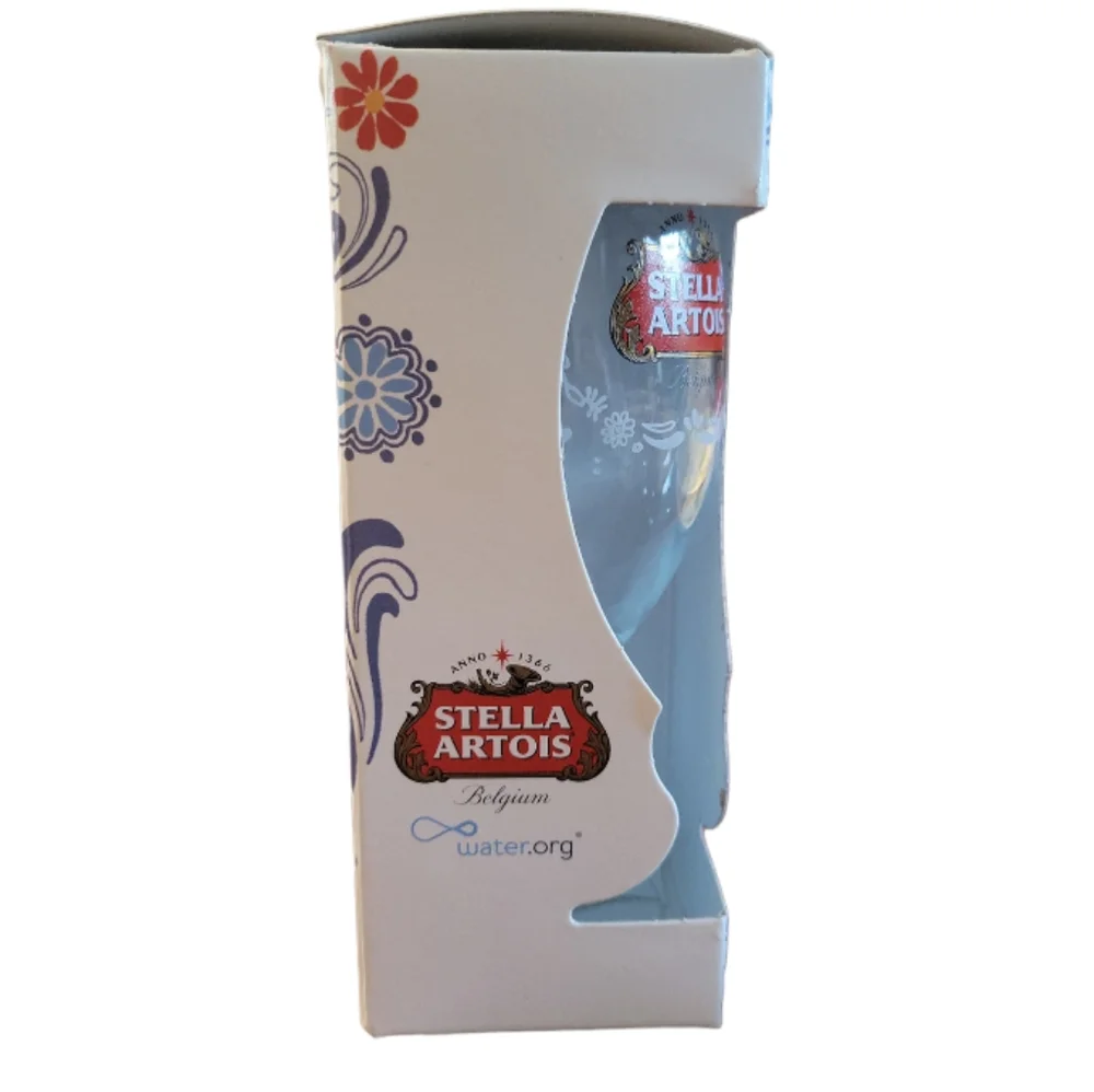 NEW STELLA ARTOIS 33cl Mexico Chalice Limited Edition Glass 2018  Silvana Avila